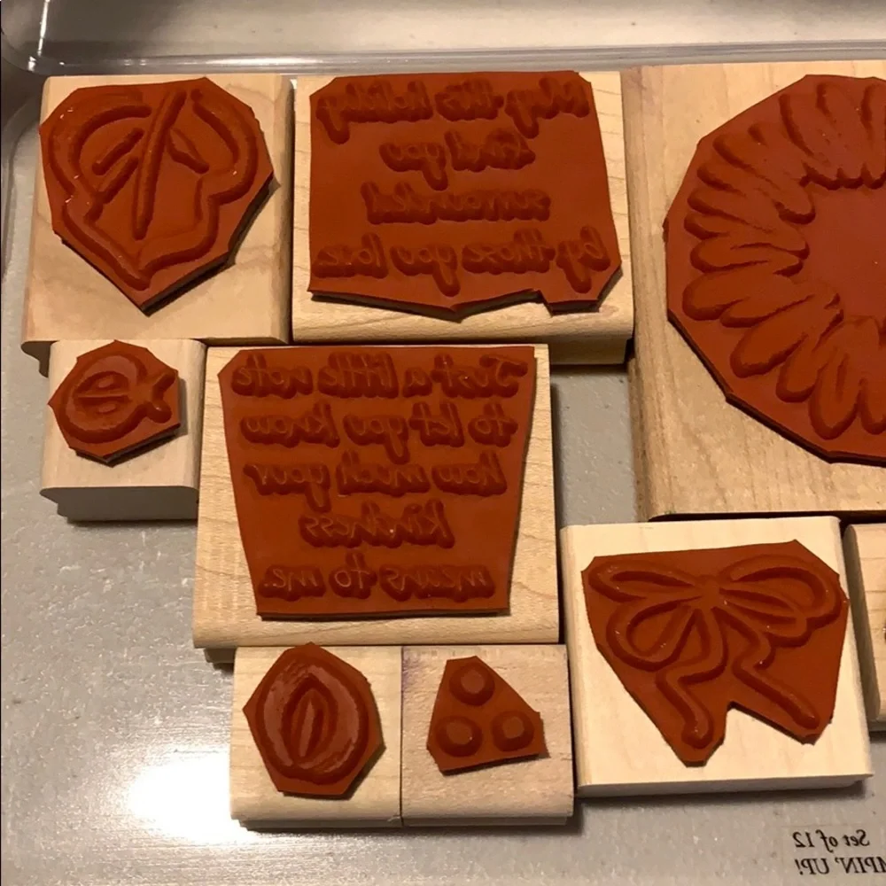 🎭 3/$25 - Stampin Up Sketch It two step stampin set